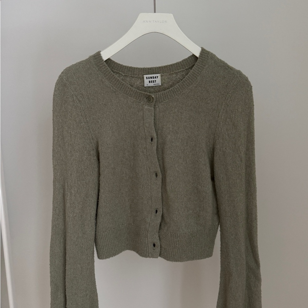 Aritzia - Sunday Best Women's Olive Cardigan